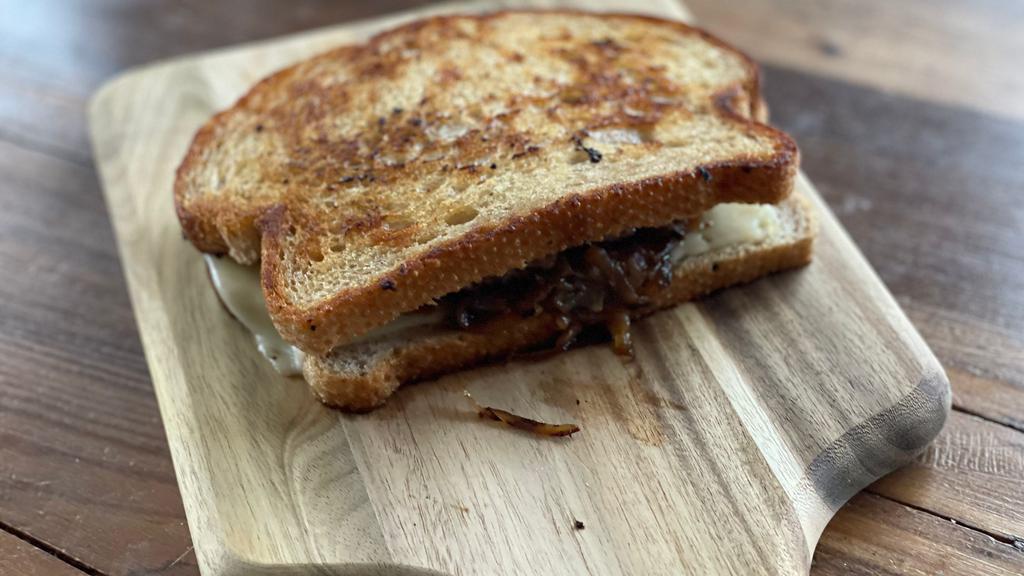 Patty Melt · 1/4 Ground Beef with grilled onions, ground mustard and Swiss cheese on Rye Bread