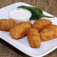 Jalapeño Poppers · Cheddar or cream cheese (5pc)