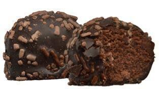 Chocolate Cake Ball · Succulent chocolate cake goodness, dipped in milk chocolate icing. 7 count