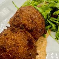 Hush Puppies · With House made Remoulade Sauce