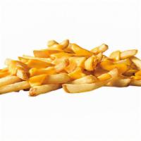 Cheese Fries · Crispy, golden brown sticks of potato goodness with cheese.