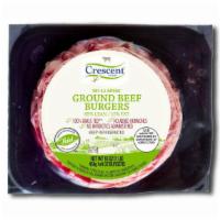 Ground Beef Burgers 85/15 | Approx. 1 Lb. 4 Pieces · The package contains four pieces.

Actual weight may vary, approximate weight is one lb.

Pe...