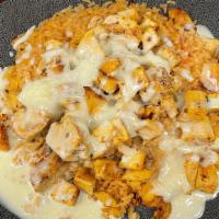Arroz Con Pollo · Rice/grilled chicken/cheese