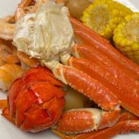 Snow Crab Leg(1 Cluster) · come with 2  potatoes OR 1 corn