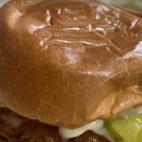 Bbq Burger · Swiss cheese - onion rings – turkey or beef bacon - BBQ sauce - mayo.