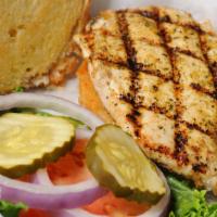 Bub’S Chicken Sandwich · A juicy six ounce grilled breast on a freshly baked and toasted bun.