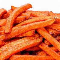 Large Box Of Sweet Potato Fries · Side order.  Enough for 2-3 people.