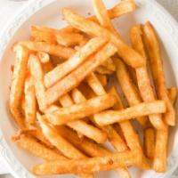 French Fries · French fries are long, thin pieces of potato fried in oil. These are deep-fried, very thin, ...