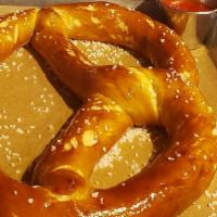 Large Bavarian Pretzel · Lightly salted. Served with our cheese sauce and honey mustard
