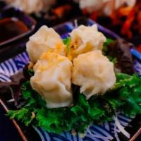 Shrimp Shumai · Steamed shrimp dumpling served with homemade ponzu sauce.