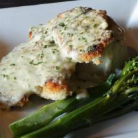 Lemon Dill Chicken · Lightly breaded chicken breast seared crisp and topped with a homemade lemon dill cream sauc...