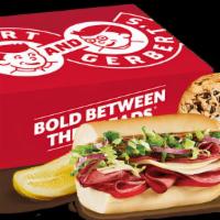 Pick Two Box Lunch Tappy · A half sandwich with Capicola, Salami, Provolone Cheese, Onion, Tomato, Lettuce, a touch of ...