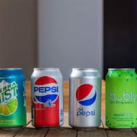 Pepsi Cans · Regular Pepsi
Diet Pepsi
Ginger Ale