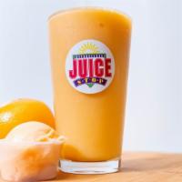 Triple Crown (24 Oz) · Orange Juice, Yogurt and Orange Sherbet.