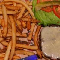Black Bean Veggie Brg · From scratch veggie burger with fresh onion, garlic, rice, black beans, cilantro, spices and...
