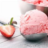 Strawberry Ice Cream · Non-dairy. Traditional, creamy strawberry ice cream.