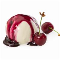 Red Flight (Black Raspberry/Pomegranate) · A mouth-puckering, non-dairy, non-fat black raspberry and pomegranate sorbet.