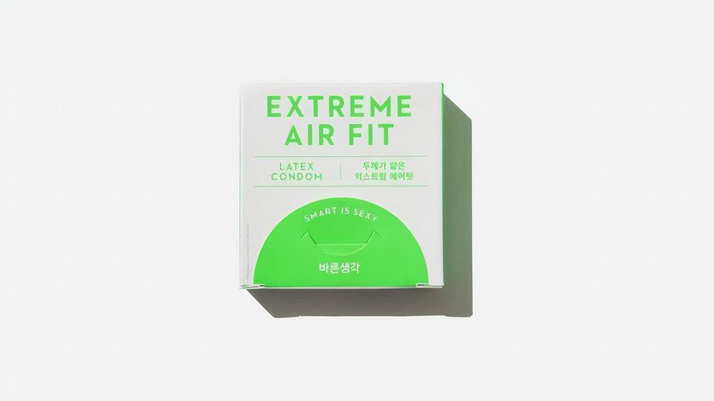 [Brsg] Extreme Air Fit - 3 Pcs Box · [BRSG] Korea's No.1 condom brand
Natural Latex
Lubricant Gel
Vegan Friendly