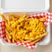 Small Cheesy Fries · French fries with cheese sauce on the side