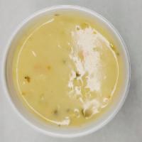 Soup · every day in winter differant soup.
monday: chicken noodle 
Tuesday : cream of chicken with ...