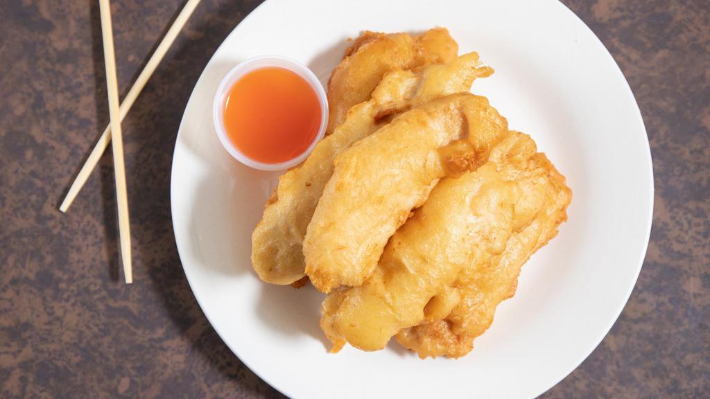 Chinese Fried Chicken · Favorite. Strips of marinated chicken breast dipped lightly in batter and deep fried.