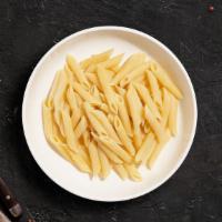 Custom Penne · Classic penne cooked al dente with your choice of sauce, protein, and toppings