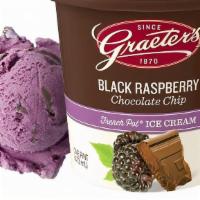 Black Raspberry Chocolate Chip - Pint · Our signature flavor! Made with black raspberries from Oregon's Williamette Valley and our g...