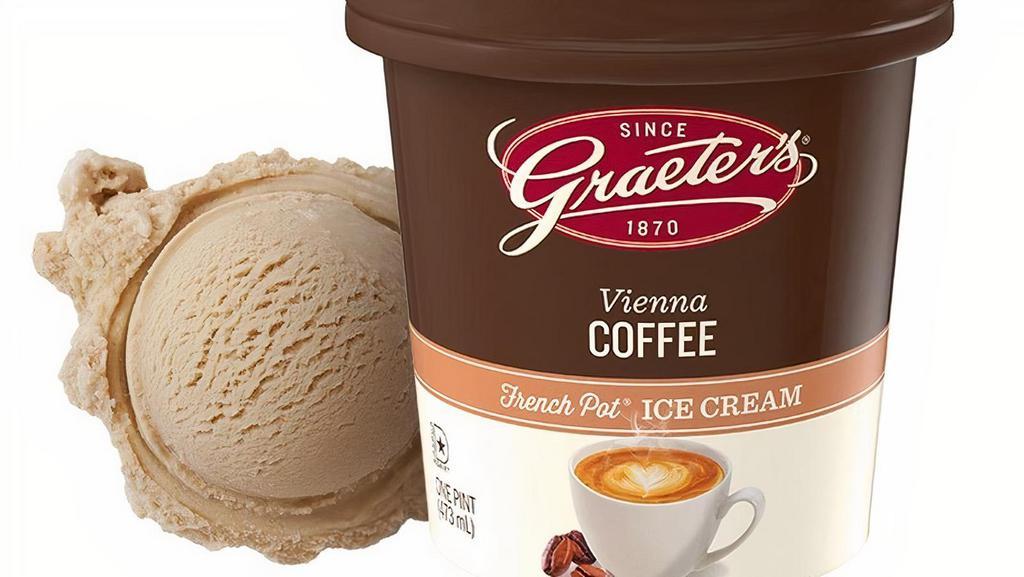 Vienna Coffee - Pint · Our homage to Vienna Coffee, a traditional espresso and whipped cream pairing, is brewed with a special blend of roasted Sumatran and Columbian Arabica beans. A frozen delight that will warm the soul!