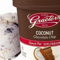 Coconut Chocolate Chip - Pint · Escape to a tropical paradise of frozen delight, combining grated coconut and our gourmet bi...