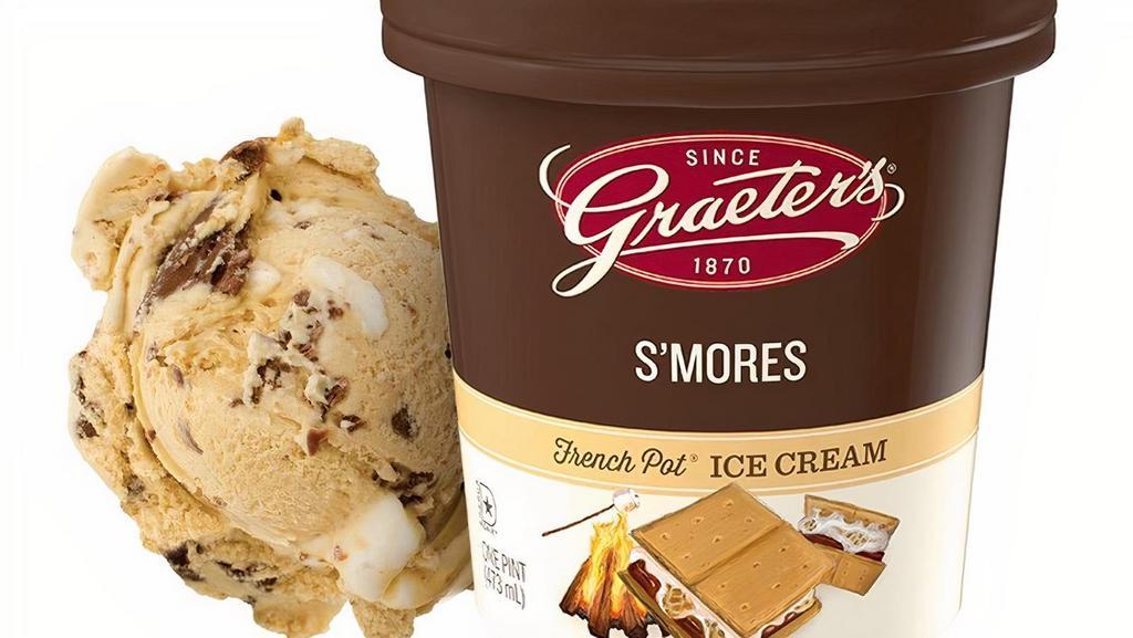 S'Mores - Pint · Our S'mores ice cream captures the essence of this campfire tradition by adding our signature milk chocolate chips and soft mini marshmallows to a rich, creamy graham cracker ice cream.