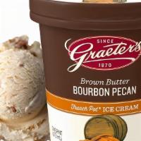 Brown Butter Bourbon Pecan - Pint · Gourmet bourbon-glazed pecans in a sweet, boozy brown butter ice cream.