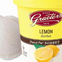 Lemon Sorbet - Pint · Regina Graeter started out simple using a blend of fruit juice, cane sugar and water to make...