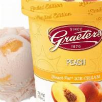 Peach - Pint · Nothing says summer quite like fresh peaches and ice cream. Hand selected peaches blended ri...