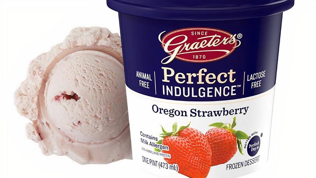 Perfect Indulgence™ Oregon Strawberry Pint · Oregon strawberries make up this classic flavor. This Perfect Indulgence™ flavor is just like the classic with fine bits of strawberry throughout.