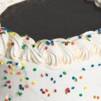 Celebration Cake · Vanilla ice cream, chocolate cake, bittersweet topping.. *Sorry, it is not possible to custo...