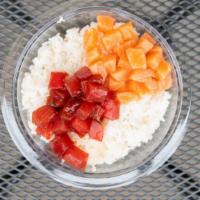 Hawaiian Style Poke (Island) - Lg · 4 scoops of protein
Traditional Hawaiian Way (just marinated fish over rice)