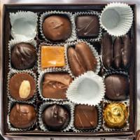 8 Oz Deluxe Md Deluxe Assortment · Our most popular assortment in a 1/2 pound box (approximately 16 pieces) of our finest choco...