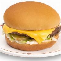 Original 1/4 Lb Cheeseburger · ¼ lb. of fresh beef with melted cheese, mayo, pickle, and lettuce