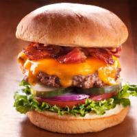 Char - Grilled Gourmet Burger · No growth hormones or antibiotics ever in our proprietary blend of fresh, never frozen all n...