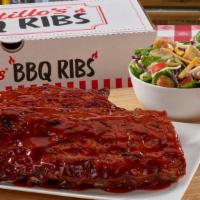 Rib Dinner · Portillo's famous ribs smothered in our homemade sweet BBQ sauce. Served with choice of Fren...