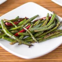 Green Beans · Gluten free available.