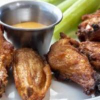 Chicken Wings · BBQ, Buffalo, Hot, Torpedo, Cajun Dry Rub, BBQ Dry Rub, Garlic Parmesan