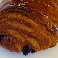 Chocolate Croissant · Valrhona chocolate and pure butter.