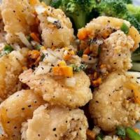 Salt And Pepper Shrimp · Hot and spicy. Shell on.