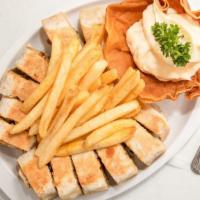 Arabic Chicken Shawarma · Chicken shawarma in special bread (shrak bread toasted and cuted to pleces, comes with garli...