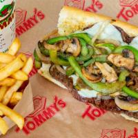 Philly Steak With Fries & Drink · 