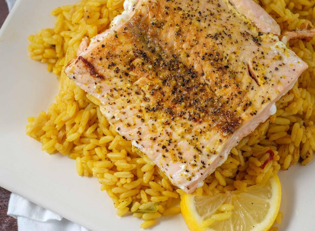 1 Piece Salmon (6 Oz) · Grilled salmon filet,served with coleslaw and bread, fries or csjun rice