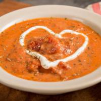 Tomato Bisque Soup · Our most popular soup and one of our most popular food selections overall! This creamy soup ...