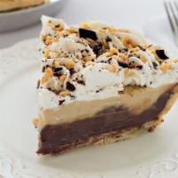 Chocolate Peanut Butter Cream · This popular combination requested often by Mike’s mom, Barb, starts with our flaky crust, t...