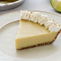 Key Lime · Made with real key lime juice, each pie’s cream tart filling is topped with fluffy, whipped ...